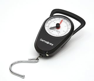 Samsonite® Luggage Scale, Manual, 5"H x 2"W x 4"D, Black, Black, 5" x 2" x 4" Price In India