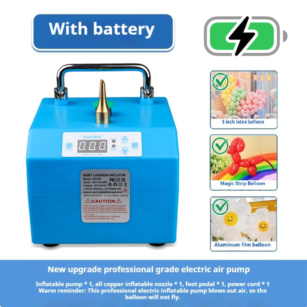 Amazon.com: Borosino B231M Electric Balloon Pump with Timer