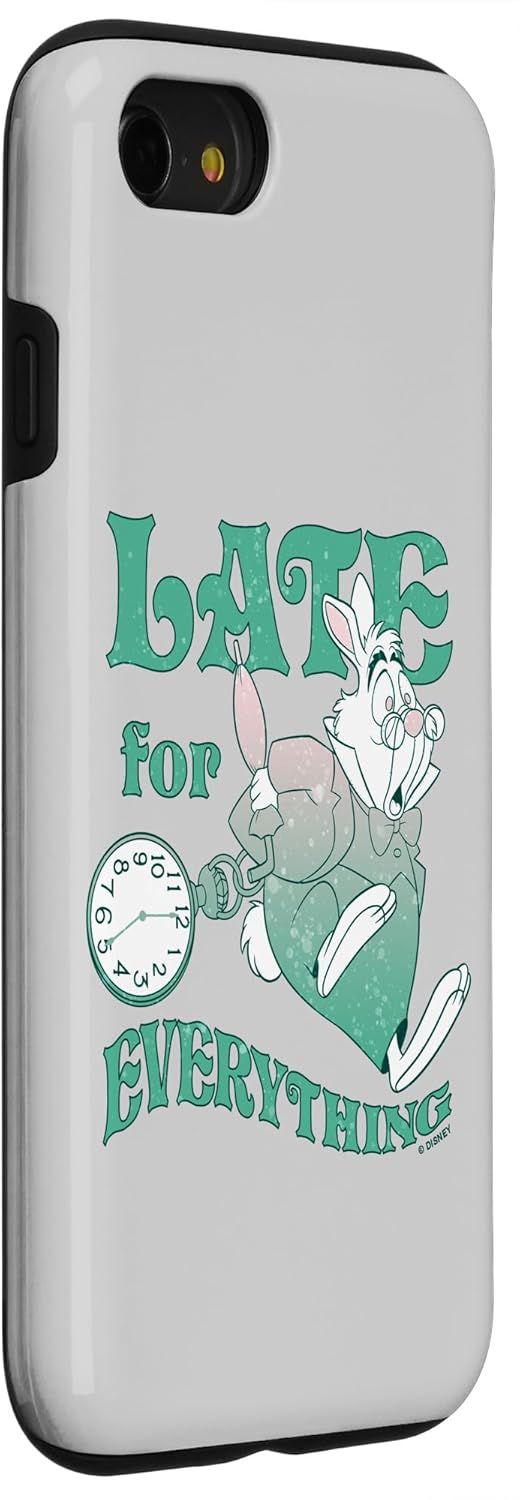 iPhone SE (2020) / 7 / 8 Disney Alice In Wonderland White Rabbit Late For Everything Case