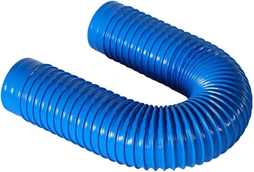 Fume Extractor Fan Duct Pipe Ventilation Tubing, Flexible Ducting Dryer Vent Hose HVAC Exhaust, Bellows Flex Tube for Factory, Kitchen Hood Vent Duct1.5 m5ft,D 110mm4 3/8"