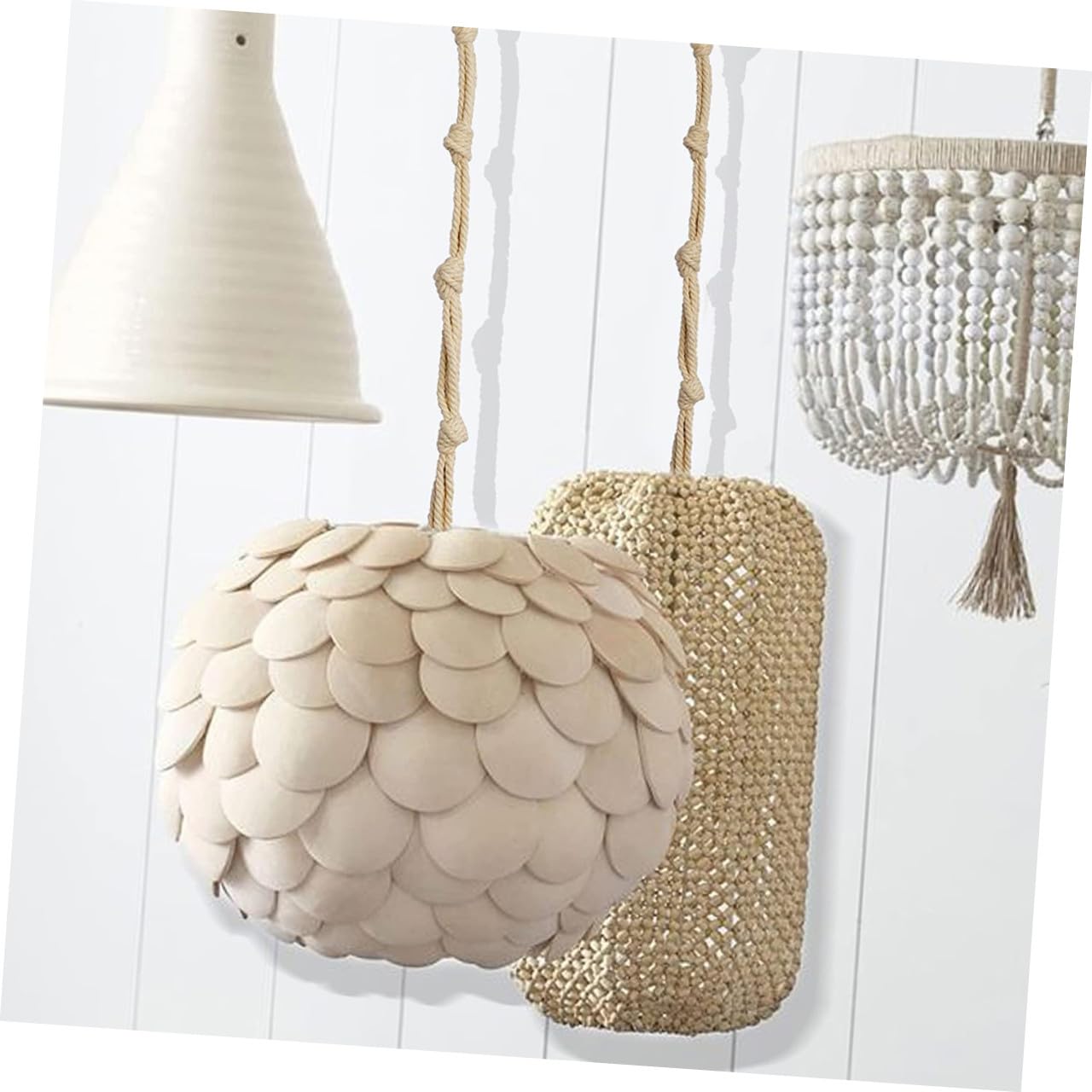 Hemobllo 3 Ensembles Corde De Suspension Macramé Ajustable Pour Plantes Rallonges De Support Pour Pots De Fleurs Décoration Intérieure Extérieure Facile À Installer Durable 8 Pièces * 3