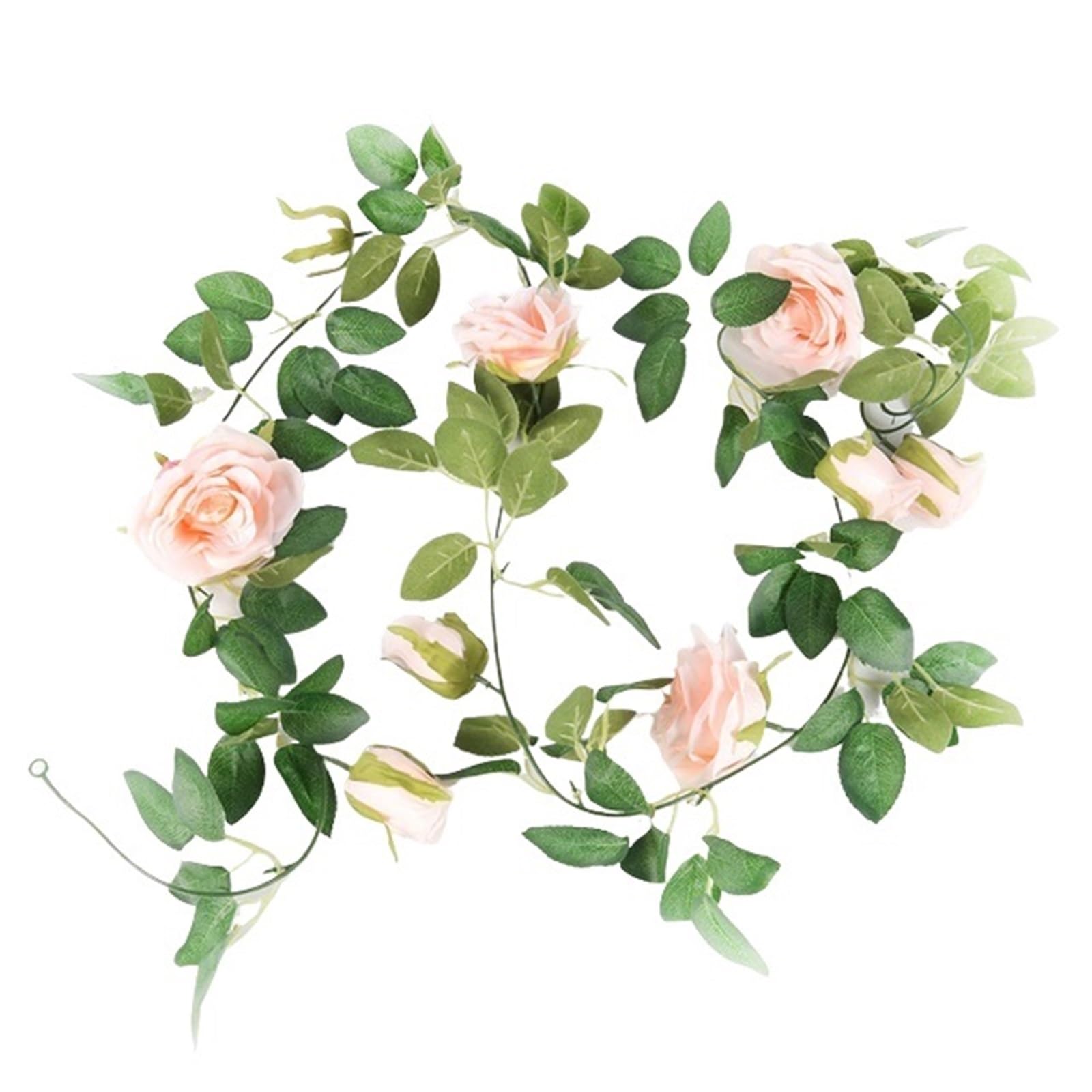 Ayztantine artificial flowers 2m Wedding Decoration Table Artificial Rose Flower Vine Garland Fake Plant Foliage Hanging Rattan Decor Supplies