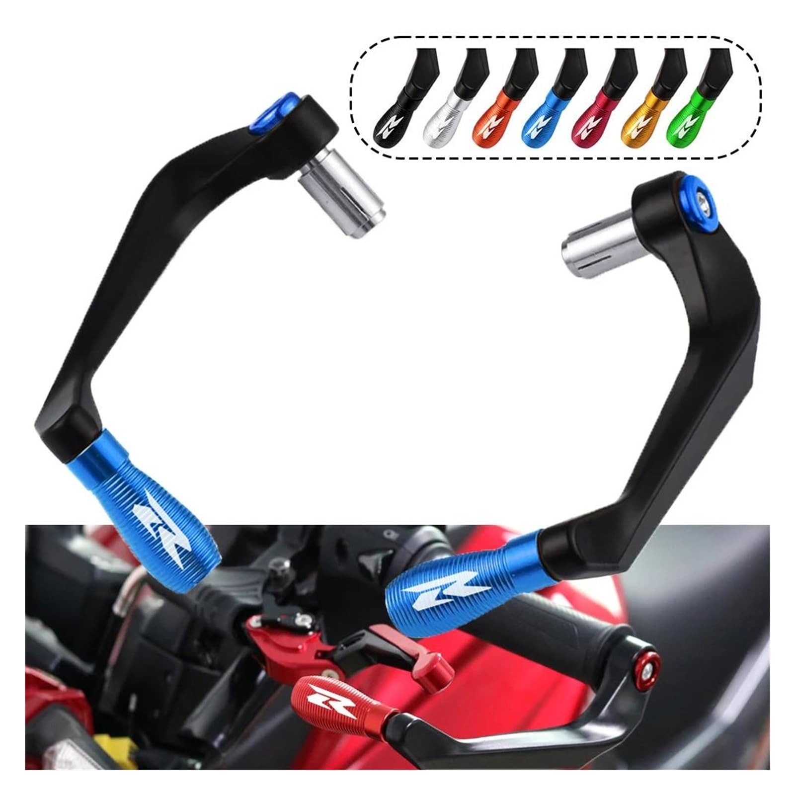 Hebelschutz Für Suzuki GSXR GSX-R 125 150 250 600 750 1000 GSR 400(Blue)