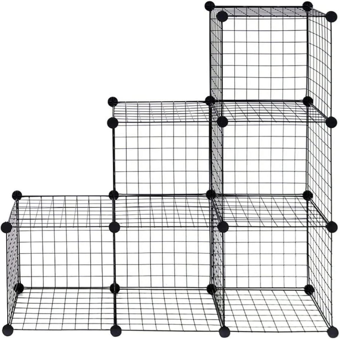 BANGTANE Wire Cube Storage Organizer, 6Cube Grid Storage