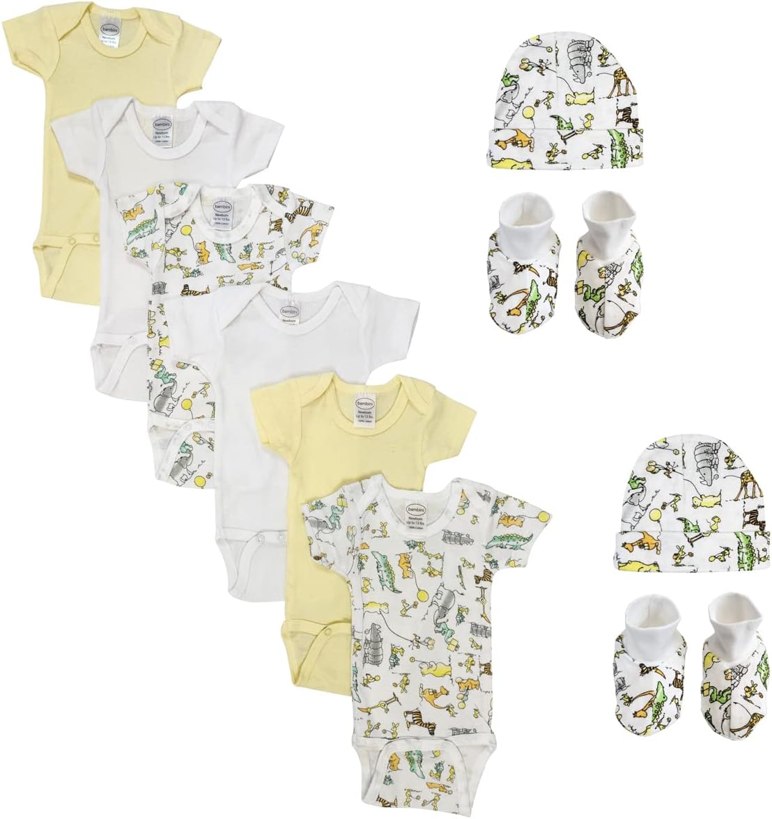bambini Unisex Baby 10 Pc Layette Sets NC_0417