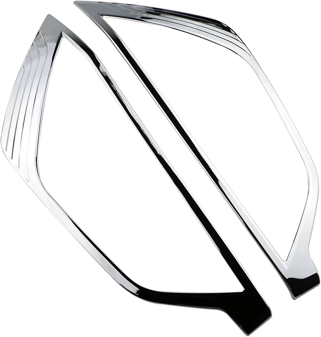 Car Front Headlight Head Light Frame Cover Sticker Compatible For Isuzu Dmax 2021 2022 2023 D-max Carbon Fiber Headlamp Trim Accessories(Style 2)