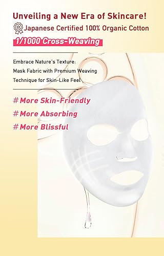 Miniatura 8 de menorah Brighten and Repair Rescue Sheet Masks (4 hojas) - Máscara facial con kombucha y extracto de naranja, hidratante y refuerzo de elasticidad,