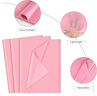 Vista 3 de NEBURORA 120 hojas de papel de seda de regalo rosa intenso, 14 x 20 pulgadas, paquete a granel para bolsas de regalo, boda, baby shower, decoración