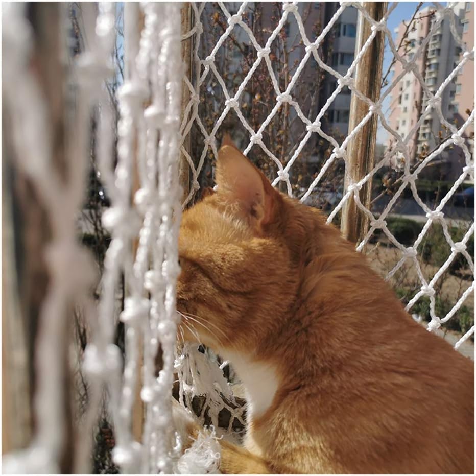 Rete Di Sicurezza Per Scale E Balconi - Marrone, Maglia 3x3cm, 2x2m | Protezione Bambini E Animali - Foto 2