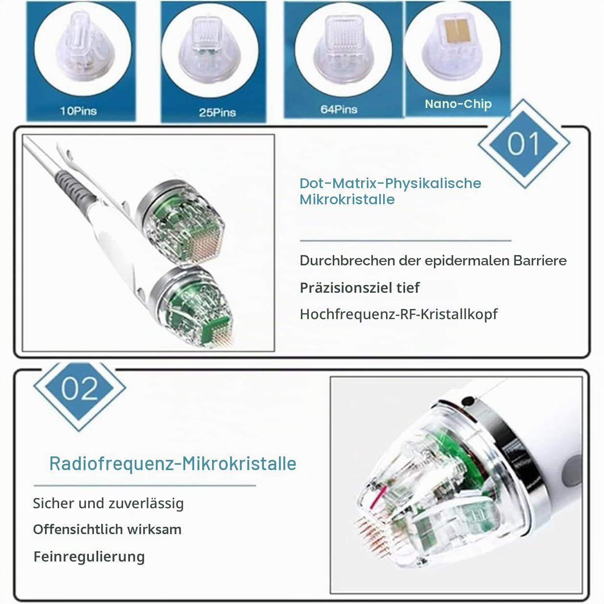 Professionelle fraktionierte Microneedling-Gesichtslifting-Maschine, fraktionierte RF-Hautstraffung, Reparatur von Akne, Entfernen von Skins Care Beauty Machine
