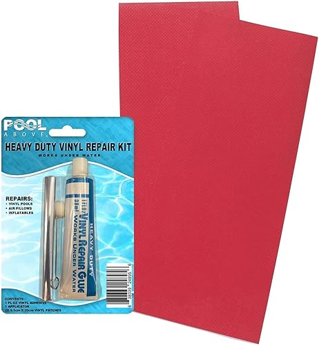 Miniatura 9 de Kit de parches de reparación de vinilo resistente para camas inflables de aire de kayak, balsa y botes