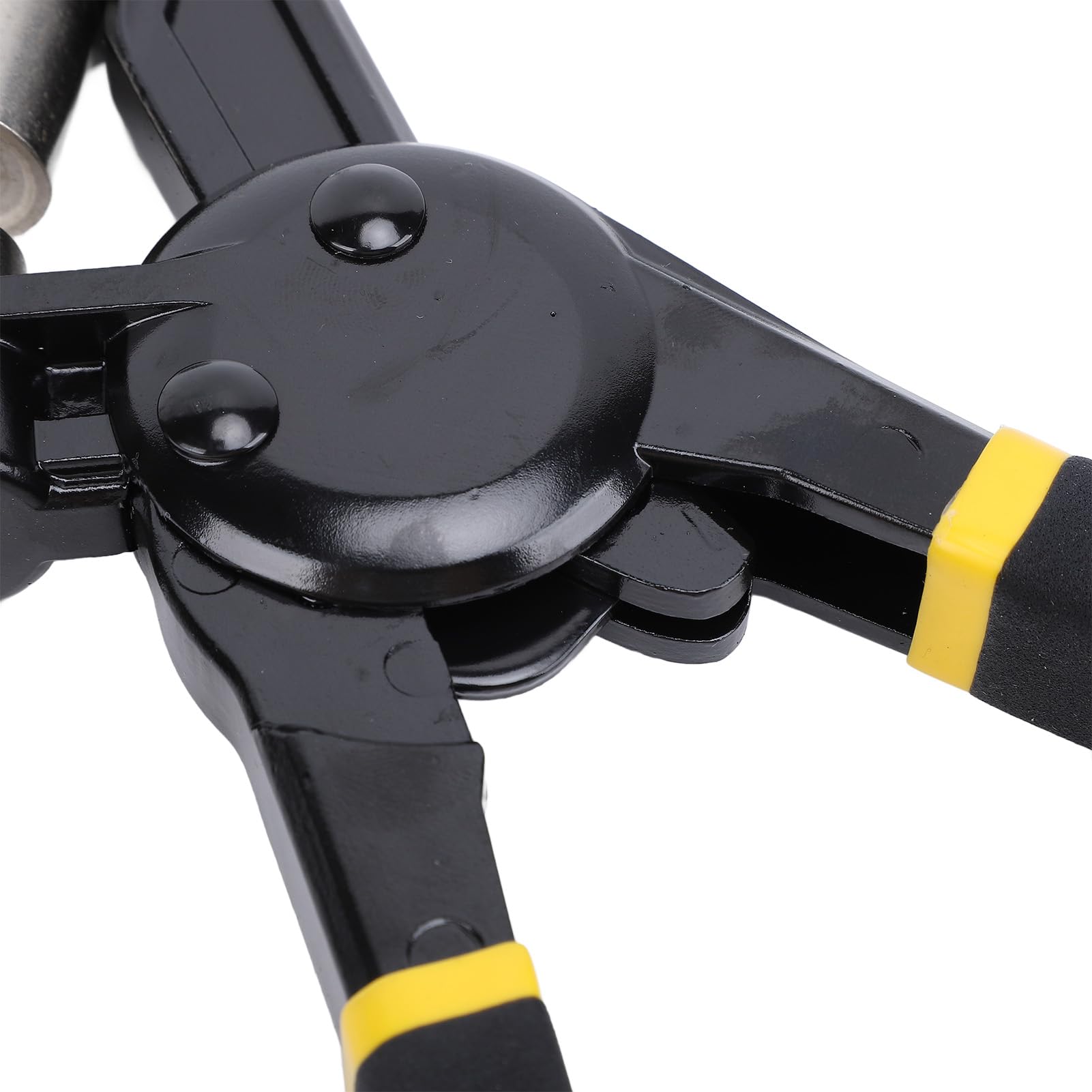 Alicates de presión manual, cierre de botón a presión, herramienta de presión de metal de mano con diámetro de perforación de 10 mm, diseño de mango ergonómico para tela,