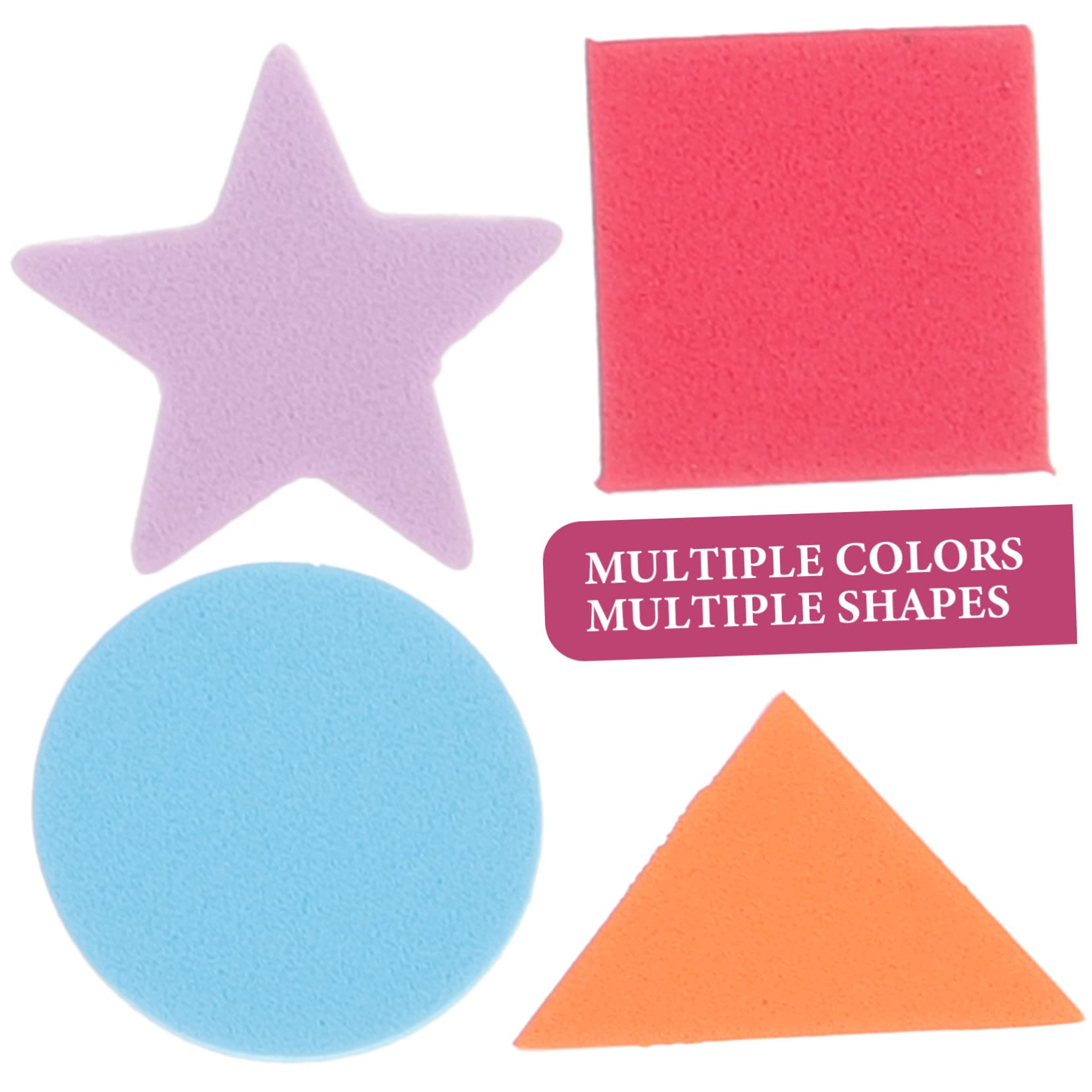 4 Set Di Adesivi in ​​schiuma Per Bambini Forme Geometriche Autoadesivi Per Decorazioni Murali Per Bambini