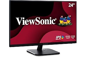 ViewSonic VA2446MH-LED 24 Inch IPS Monitor, 1080p Display