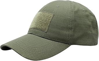 TOPTIE Tactical Baseball Cap with 3 Loop Patch Areas, Adjustable