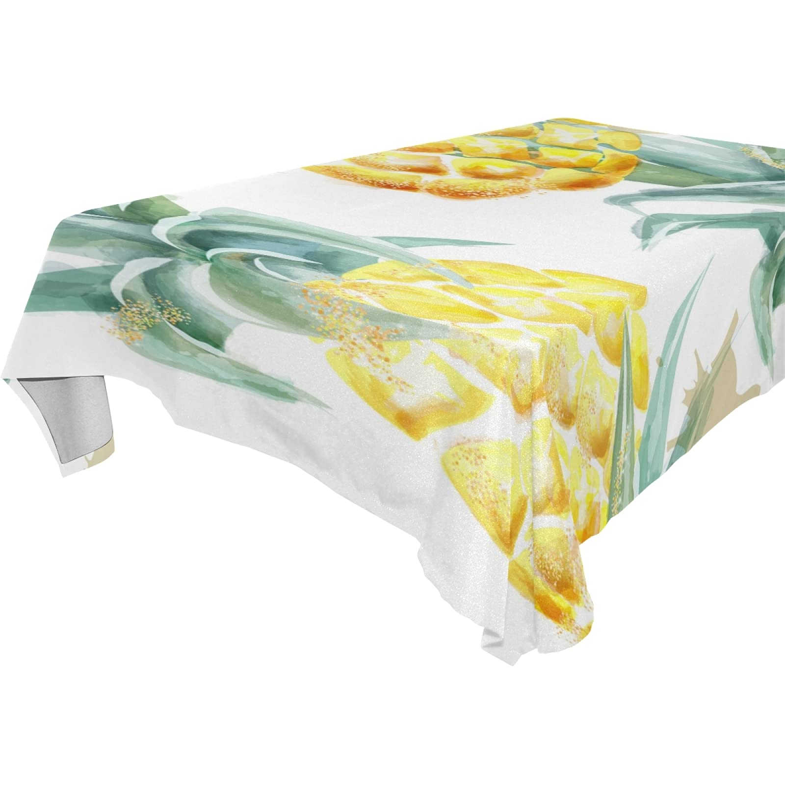 Meiju Tafelkleden Rechthoekig Veeg Schoon, Huisdecoratie Polyester Waterdicht Vlekbestendig Stofbestendig Rimpelbestendig Voor Feesten Eettafels, Kinderen Cartoon Animatie Printing (90x90cm,2