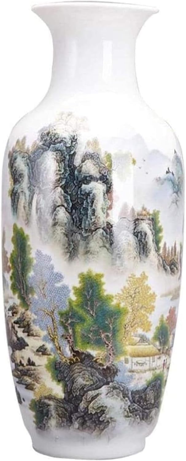 Bzgpmfud One Color Vase Desktop Decoration Classical Ceramic Simple High-Grade For Ornaments Art Party Household Wedding Vase