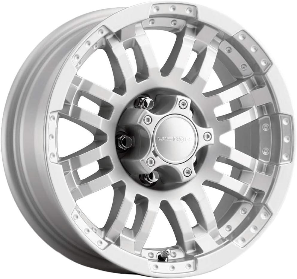 Vision 375 Warrior Marine Paint Silver 15X6 5x5 5x127 ET0 Wheel/Rim