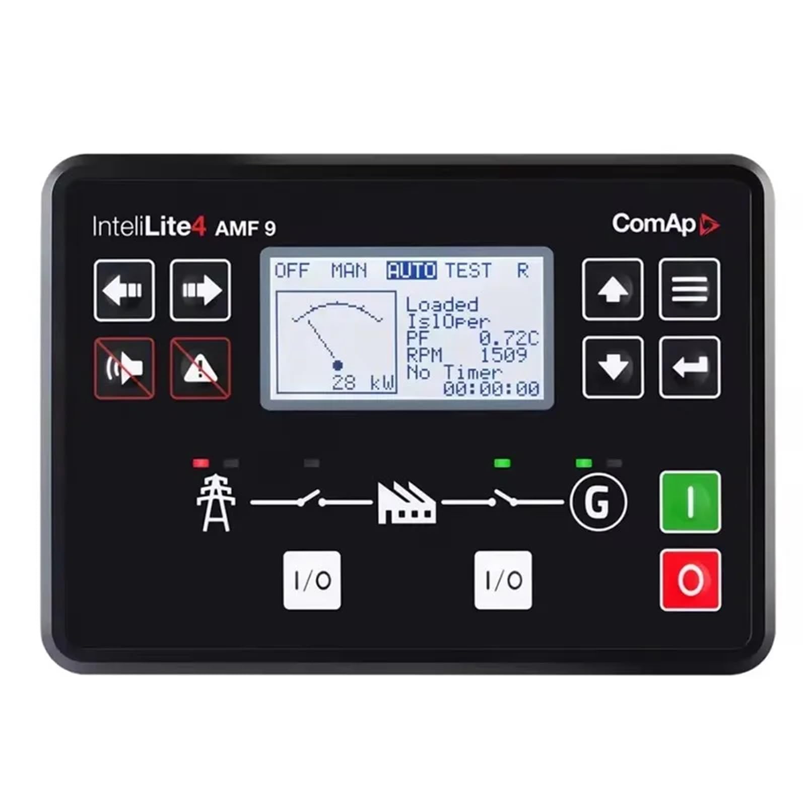 1 Uds AMF25 AMF20 actualización generador diésel Controlador módulo de Control de Parada automática Panel de monitoreo Remoto(AMF9)