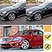 GTINTHEBOX Smoked Lens LED Front Side Marker Lamps with Pure White LED Lights for 2008-2011 Mercedes Benz W204 C250 C300 C350 & 2008-2013 C63 AMG,Replace OEM Sidemarker Lamps