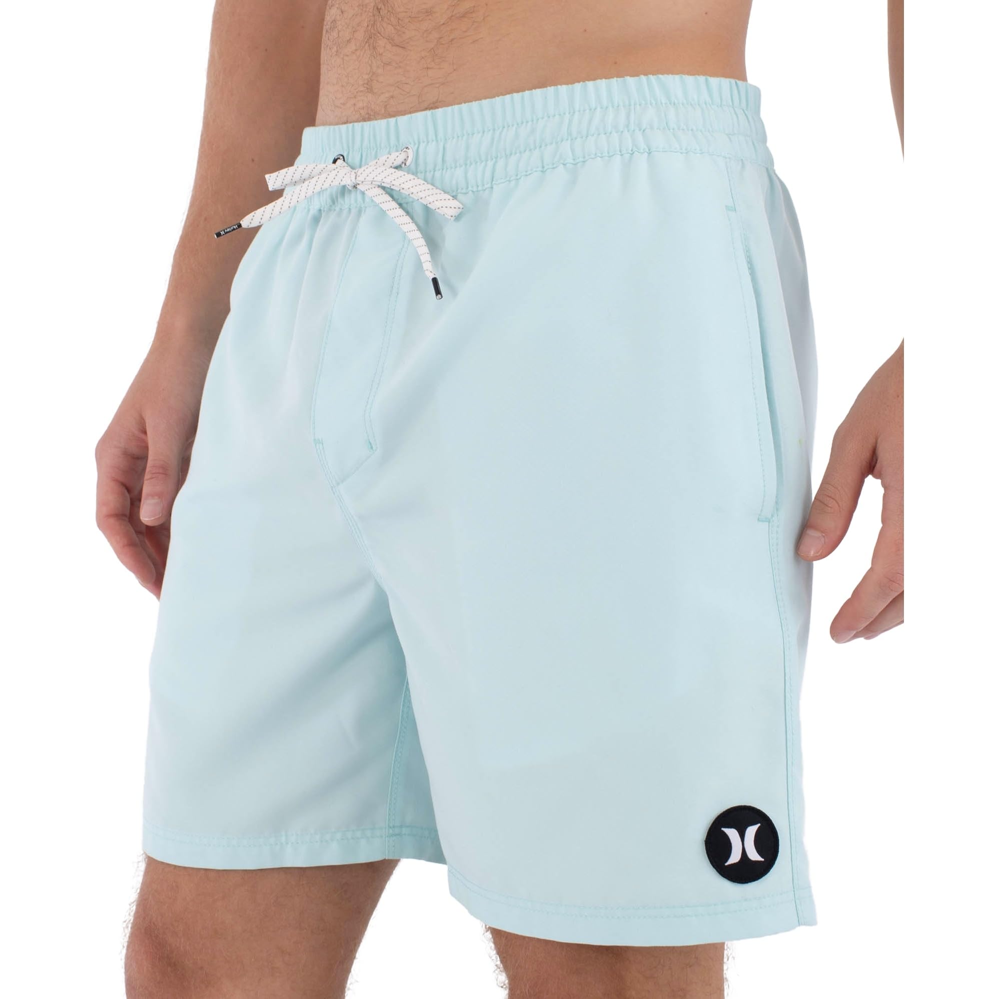Hurley Men's Blue Volley Icon Solid 17" Sweat Shorts - Size 35/34/32
