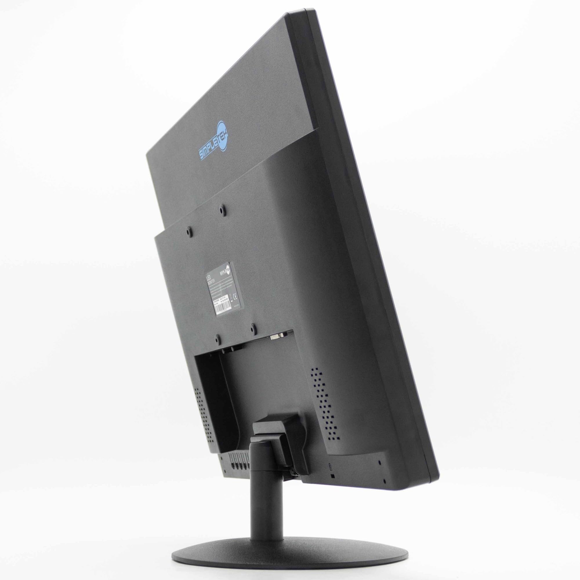 SIMPLETEK - Monitor 19" Touch | Risoluzione HD Formato 4:3 - Schermo Touchscreen HDMI VGA Speaker integrati, ideale per Casse DVR Compatibile Con Windows/macOS/Linux
