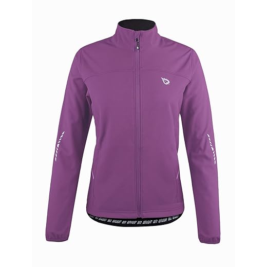 BALEAF Women's Cycling Jacket Windproof Thermal Winter Running Cold Weather Gear Waterproof Softshell Warm Black Size M