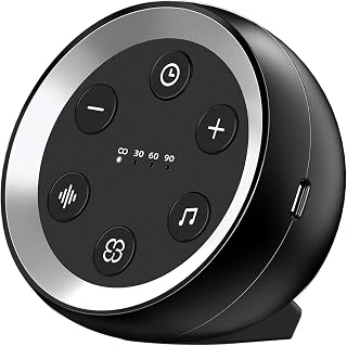Small Sound Machine Battery Mini White Noise Machine for Baby Kids Adult with 32 Relaxing Sounds 32 Volume Levels Sleep Brown Noise Machine for Travel Office Privacy with 4 Timer & Memory