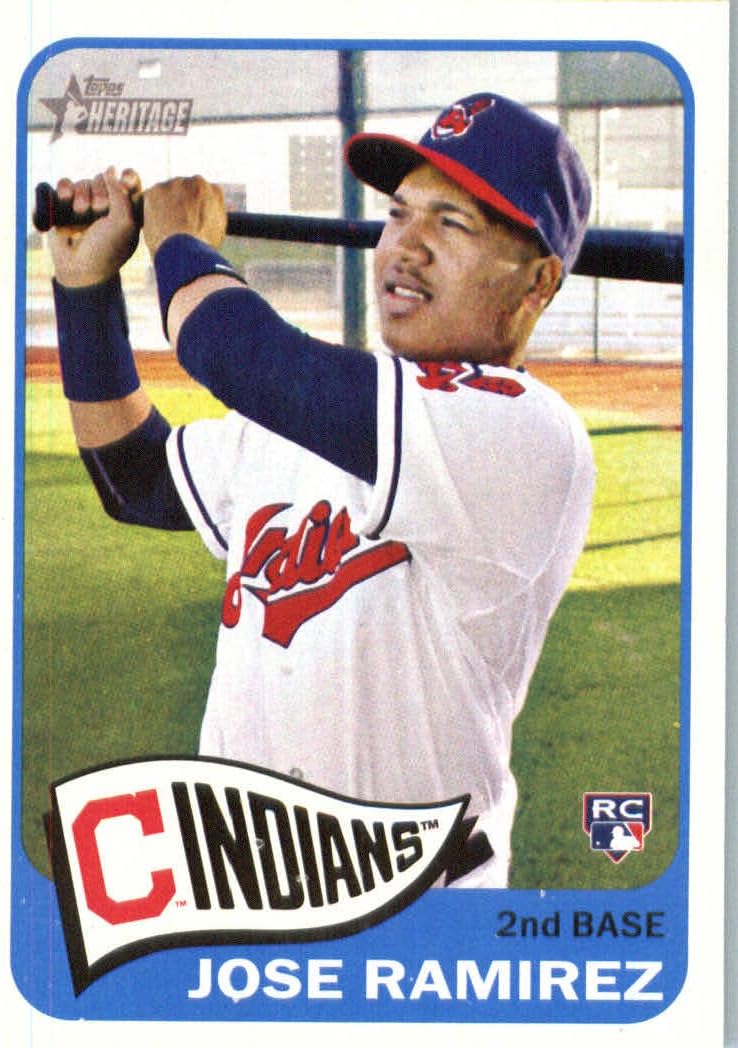 2014 Topps Heritage High Number Baseball Rookie Card #H590 Indians MINT