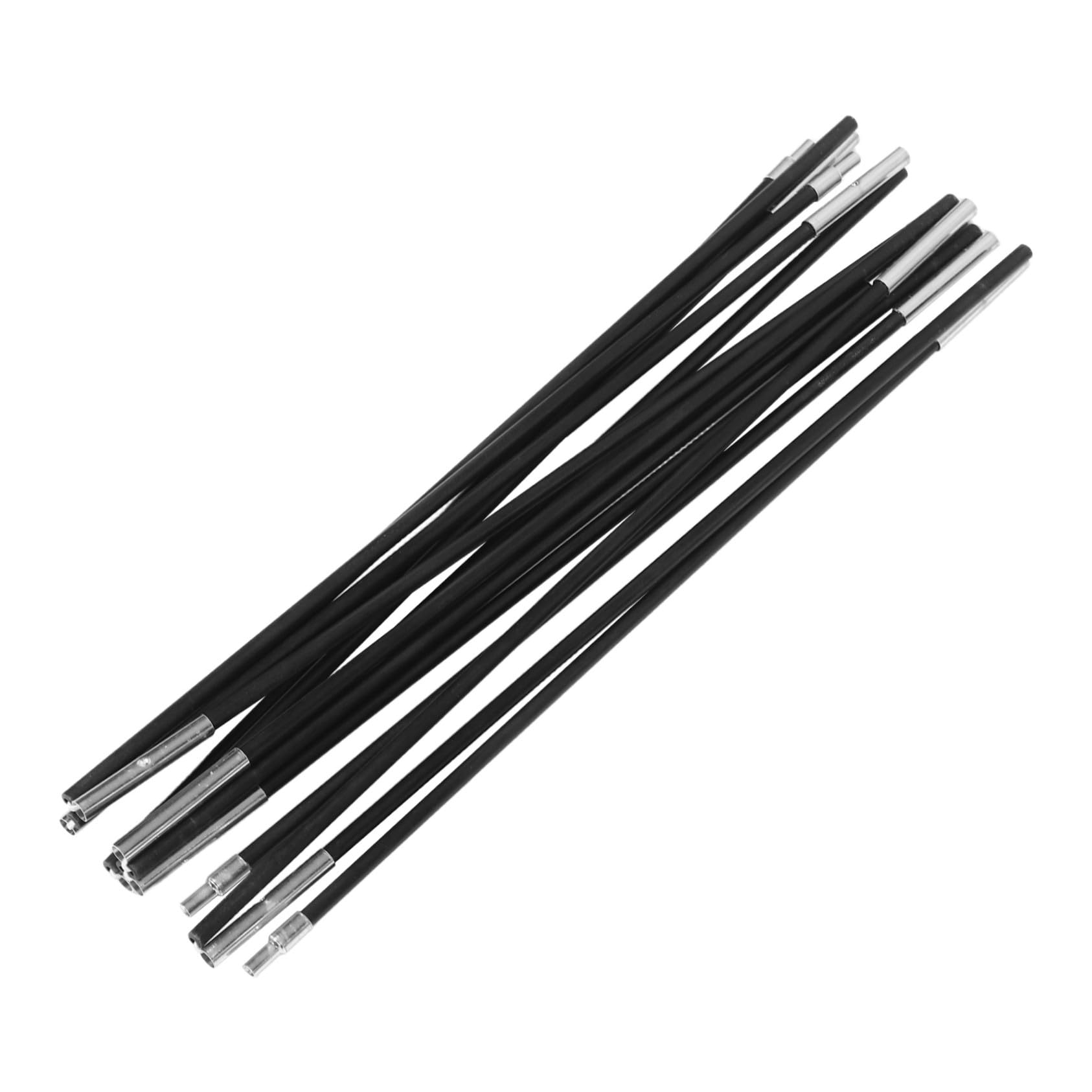 2 Stück Zeltstangen aus Dickem Fiberglas Klappbare Stabile Camping Zeltstützen Windresistente Outdoor Stangen für Trekking Reisezelt Robustes Vielseitiges Zeltzubehör