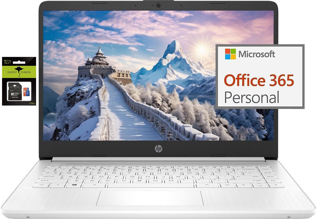 Amazon.com: HP 14 Premium HD Portable Laptop Computer Students