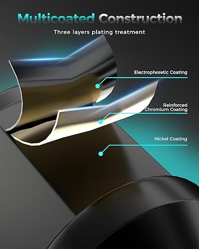 Miniatura 5 de ZOFFI Tuercas de llanta M12x1.5  Repuesto para Ford Fusion 2006-2019, Ford Focus 2000-2019, rueda de repuesto Ford Escape 2001-2019  20 piezas de