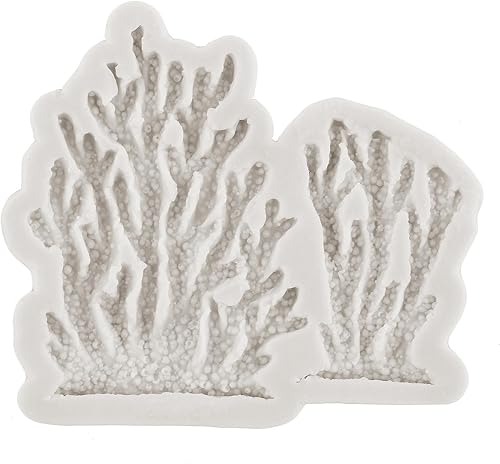 Miniatura 7 de Moldes de silicona de algas coralinas Molde de fondant de coral para decoración de pasteles Decoración de cupcakes Candy Chocolate Gum Pasta