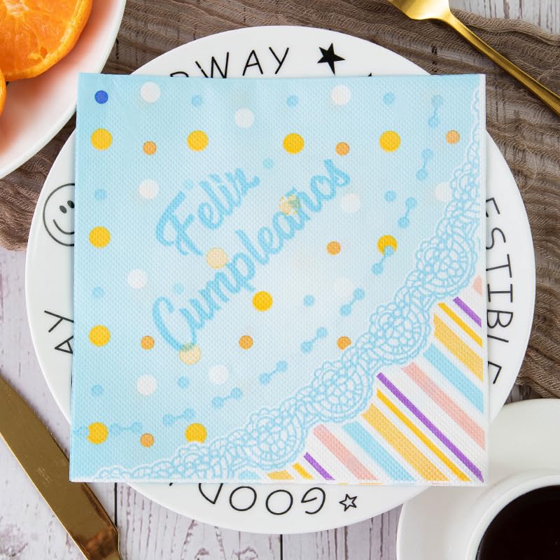 Tovaglioli di Carta Ragazzo Viola Blu Tovaglioli Decorati Per Decoupage Bar Compleanno Carta Igienica Tovagliolo Decorazione Da Tavola Usa e getta Per Matrimoni Feste 30 Packs(33x33cm)