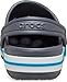 Crocs Bayaband Clog Kids, Charcoal/Multi, 1 UK M/ 2 UK W (M2W4)
