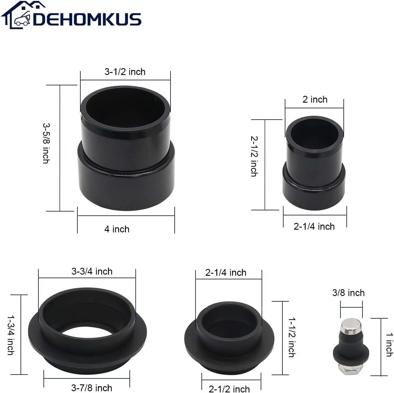 Universal RV Holding Tank Installation Fittings Kit - Compatible with Multiple Models - Easy Installation for RV Holding Tank