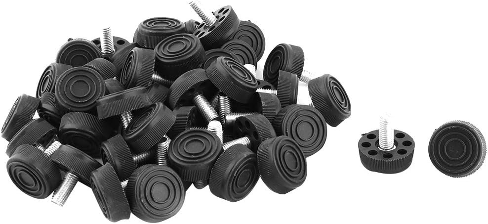 Plastic Office Adjustable Non- Furniture Leg Leveling Foot 50 Pcs Black (id: ee2 6a9 4c0 348 2c8