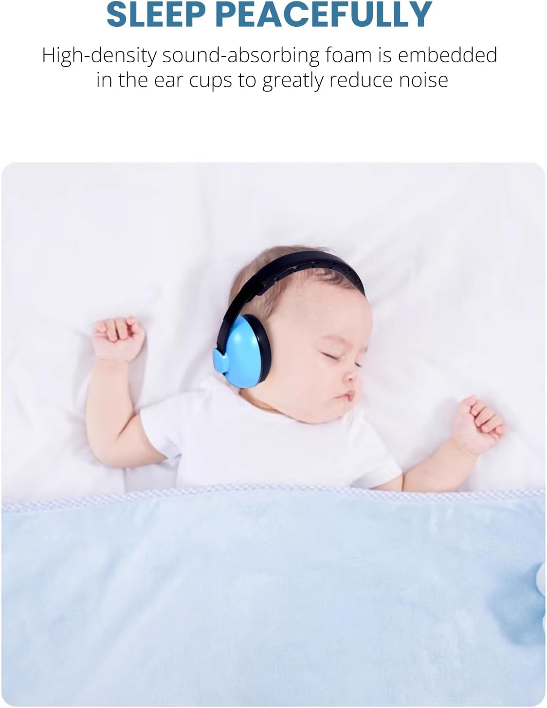 Baby Ear Muffs for Noise Protection, Hearing Protection for Babies Infant Toddlers, 27dB Baby Headphones for Noise