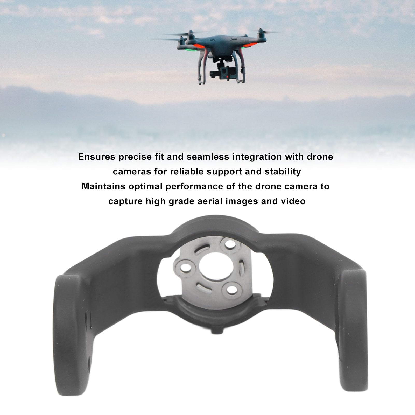 Lybunair High Hardness Drone Roll Arm Lower Bracket Drone R axis Repair Part Replacement for Mini 3 Pro