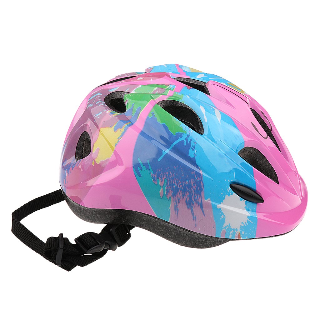 Perfeclan Set Casco Protettivo per Bambini Sport/Protezioni in Schiuma per Scooter, Skateboard, Ciclismo
