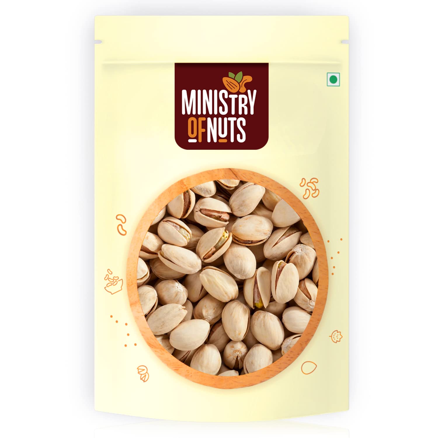 Ministry Of Nuts Premium Dry Fruits Roasted & Salted Pista 100gm