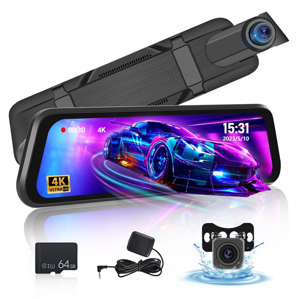リュウ　　CHANGER DASH CAM MIRROR V28 NEW!4 Channel Mirror Dash Cam-Adinkam V28-Mstar Solution 12