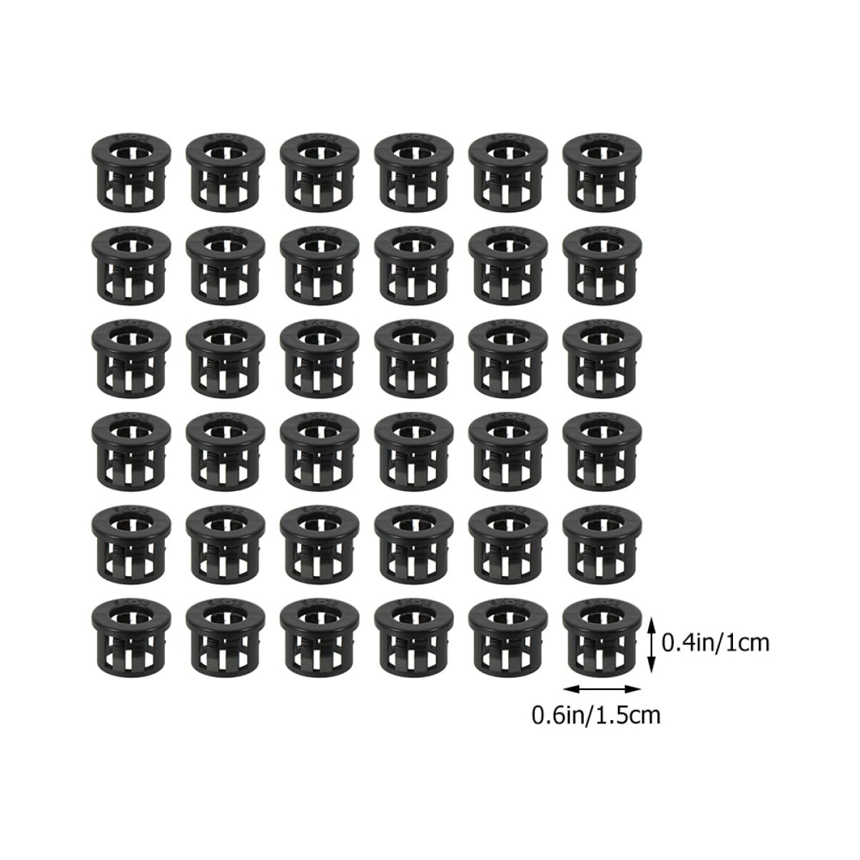 SOLUSTRE 600pezzi Passacavi Grommet Nylon Per Guarnizioni Per Cablaggio Facili Installare Proteggono e Mantengono