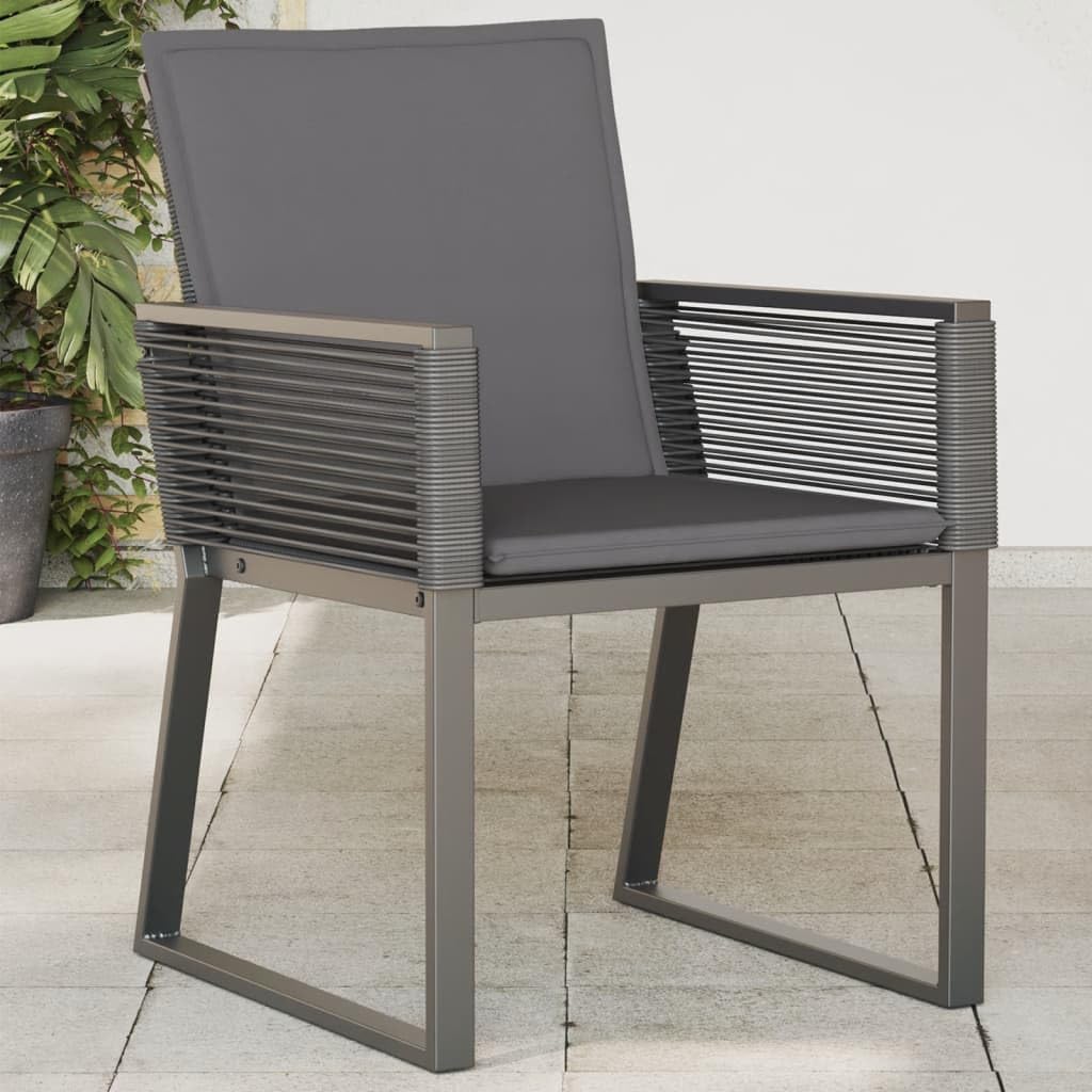 Poltrone da giardino con cuscini 2 pz rattan sintetico nero sedie da esterno resistente alle intemperie, poltrone per terrazze mobili da giardino, poltrone da giardino con cuscino