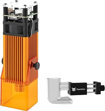 FoxAlien Fixed-focus FA40W Engraver Module + Smoke Fume Extractor