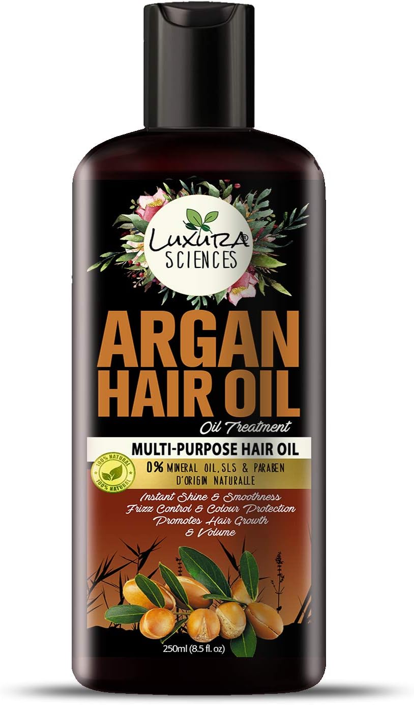 Argan Oil For Hair Growth 250ml, No Parabens, No Silicones, No Mineral Oil (New & Advanced)