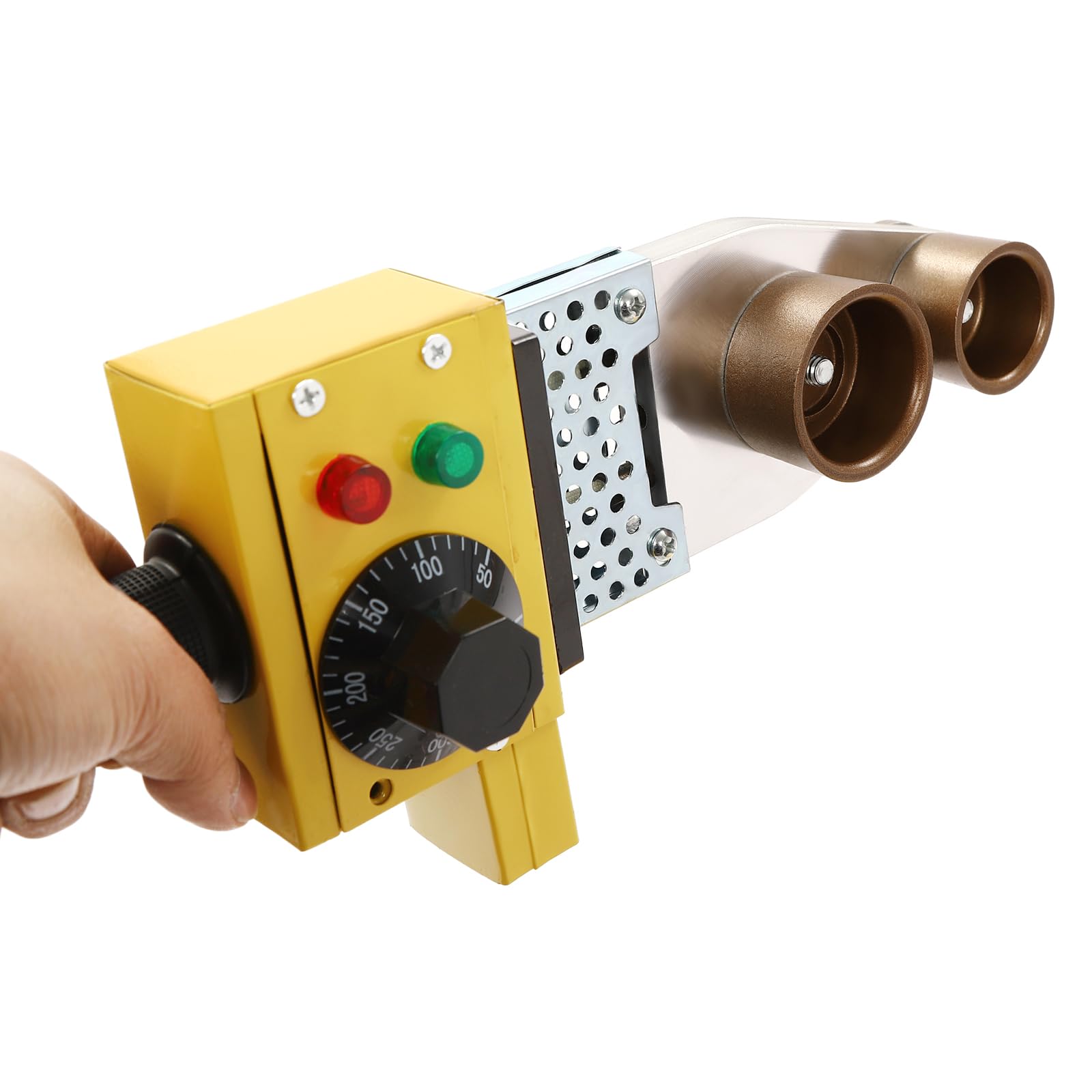 Soldadora profesional de 800 W, rango de temperatura ajustable de 50 – 300 ℃, tubos de plástico para soldadura a tope de PPR, PE, PVC, PP, PB, PPN