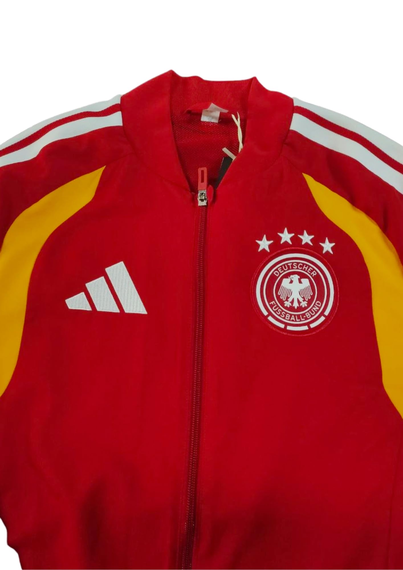 adidas Kurtka męska rozmiar L 185 cm wydajność Niemcy DFB 2026 Prezentacja Czerwona Czarna