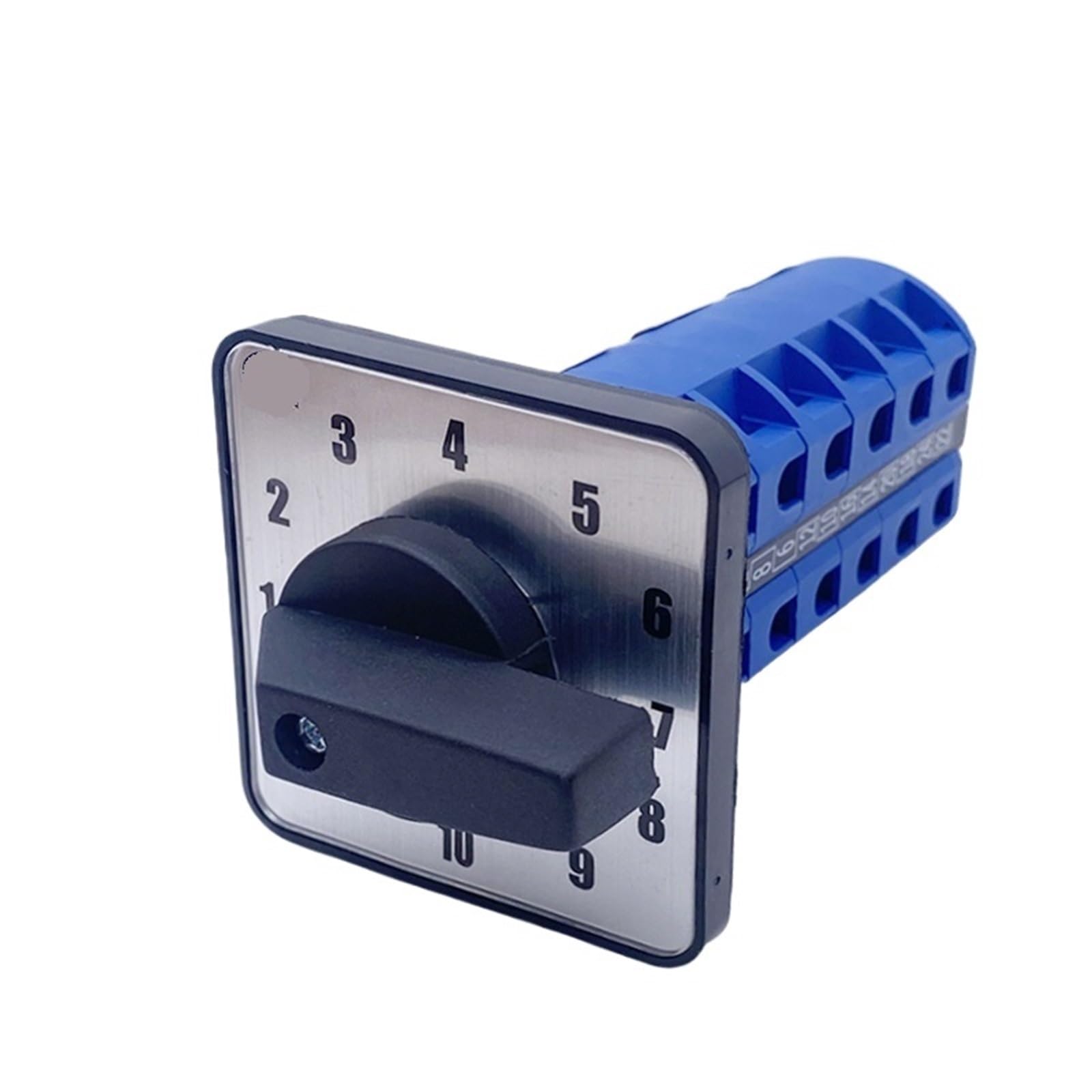 Interruptor de leva giratorio LW26-25 de 6 polos con interfaz de panel de 64x64 mm 4