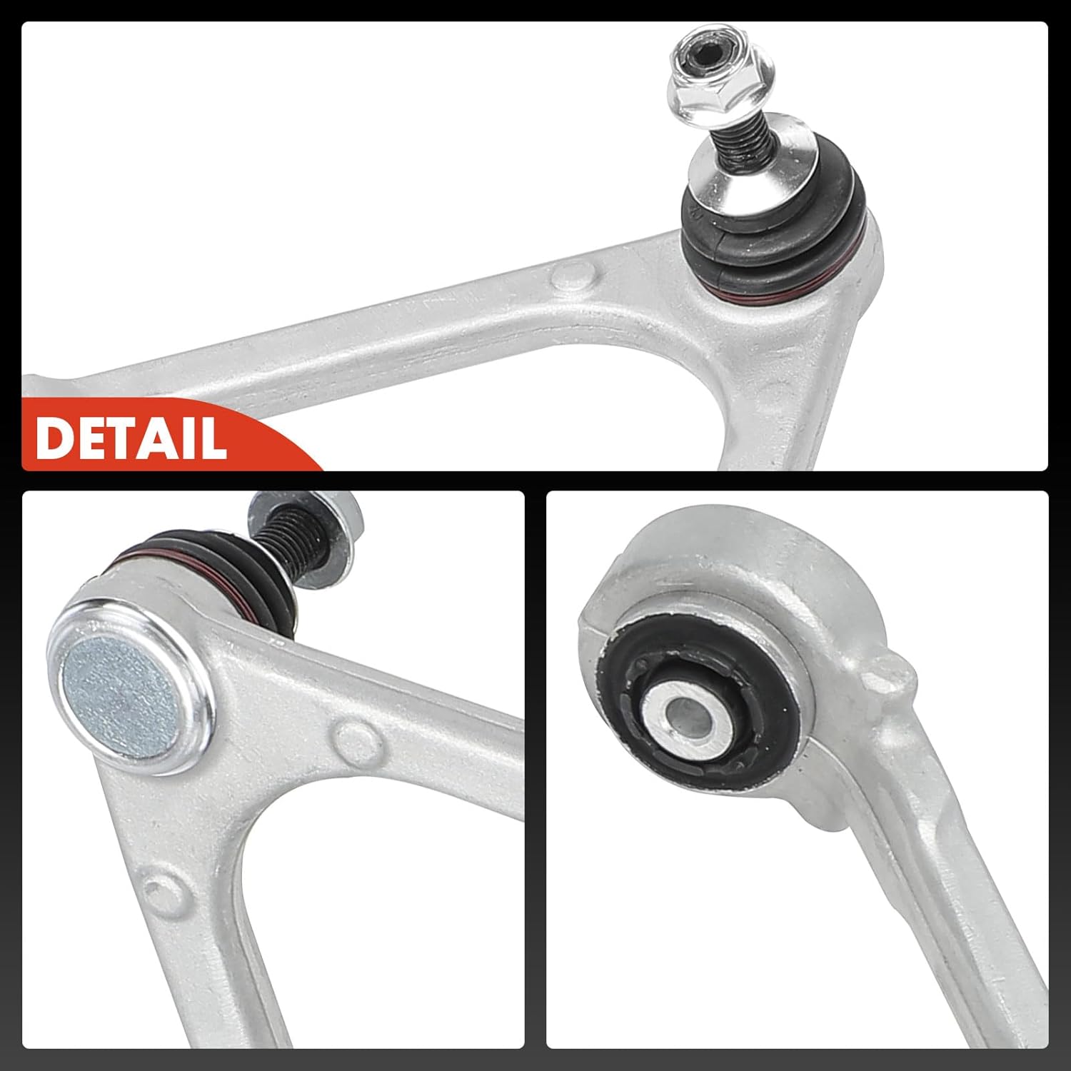 A-Premium 2 x Front Upper Control Arm, with Ball Joint & Bushing, Compatible with Ford Thunderbird 2002-2005 & Jaguar S-Type 2000-2002, Super V8 2005-2009, Vanden Plas XJ8 XJR 2004-2009 & Lincoln LS